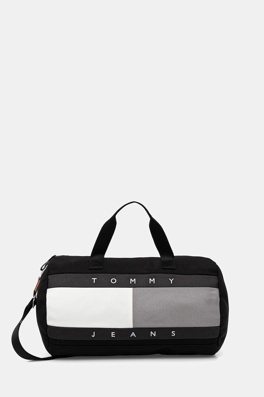 Tommy Jeans geantă culoarea negru, AM0AM13706