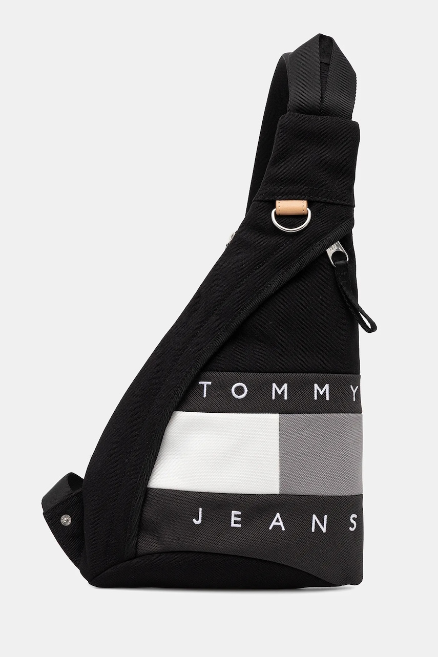 Tommy Jeans borsetă culoarea negru, AM0AM13703