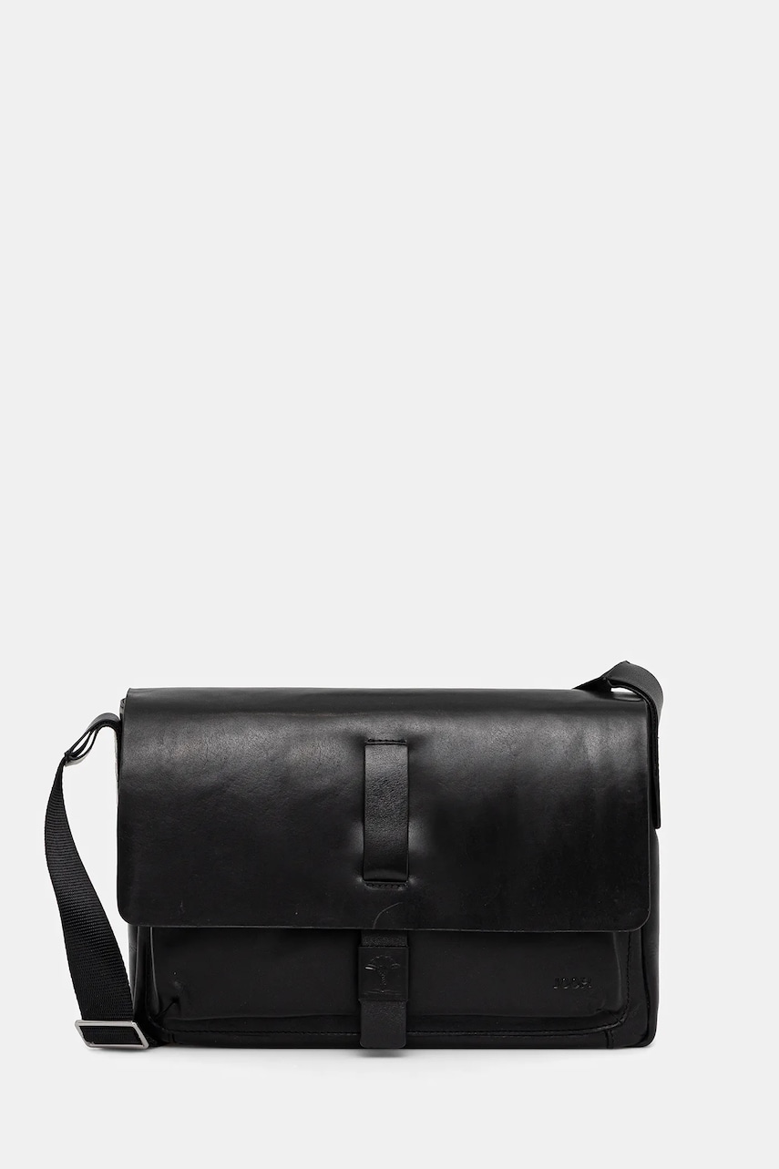 Joop! geantă de piele culoarea negru, 4140003464