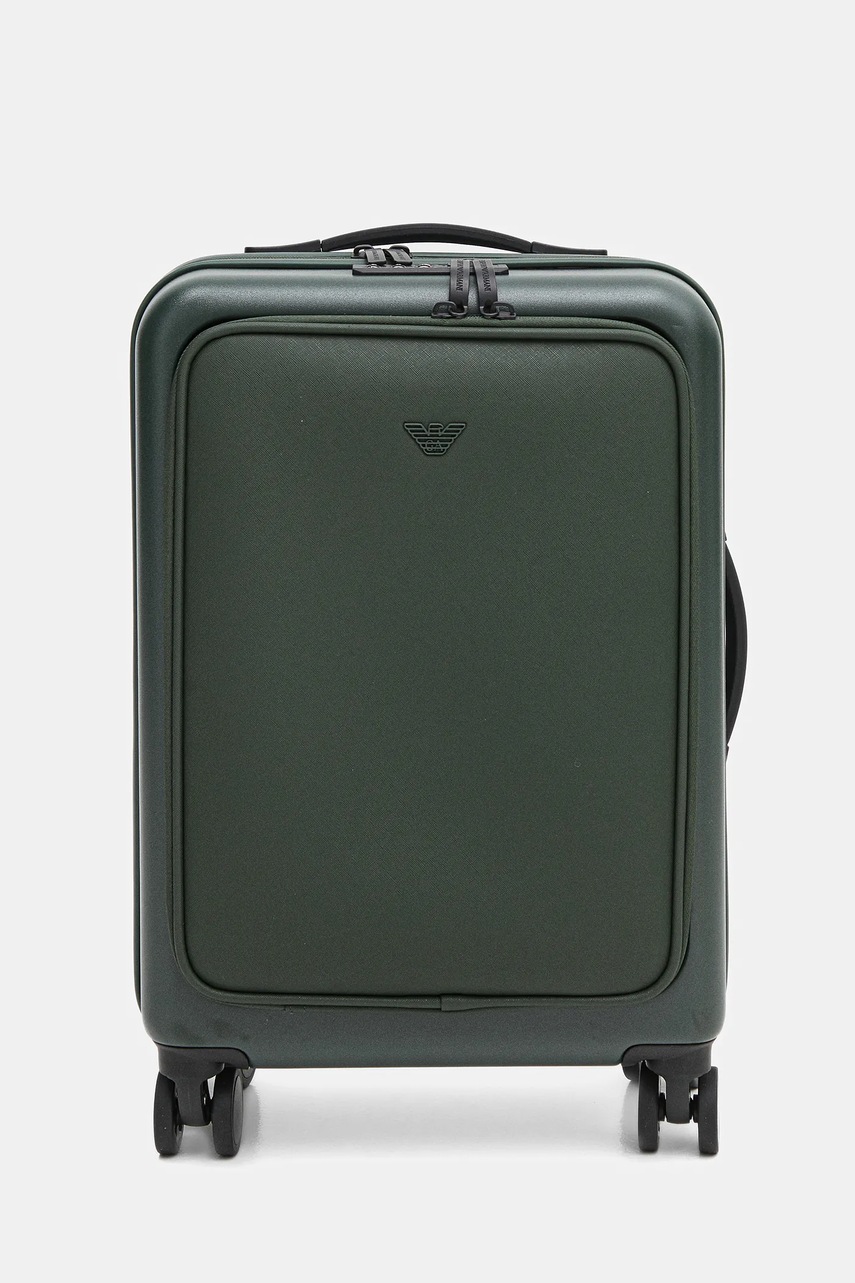 Levně Kufr Emporio Armani zelená barva, EM004337 AF13666