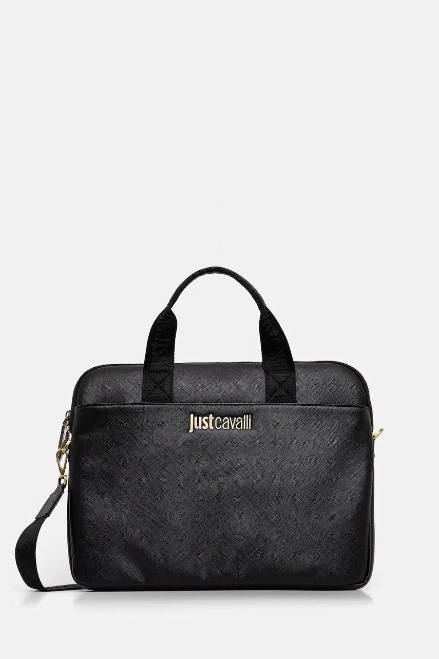 Just Cavalli geantă culoarea negru, 79QA4B36 ZSB85