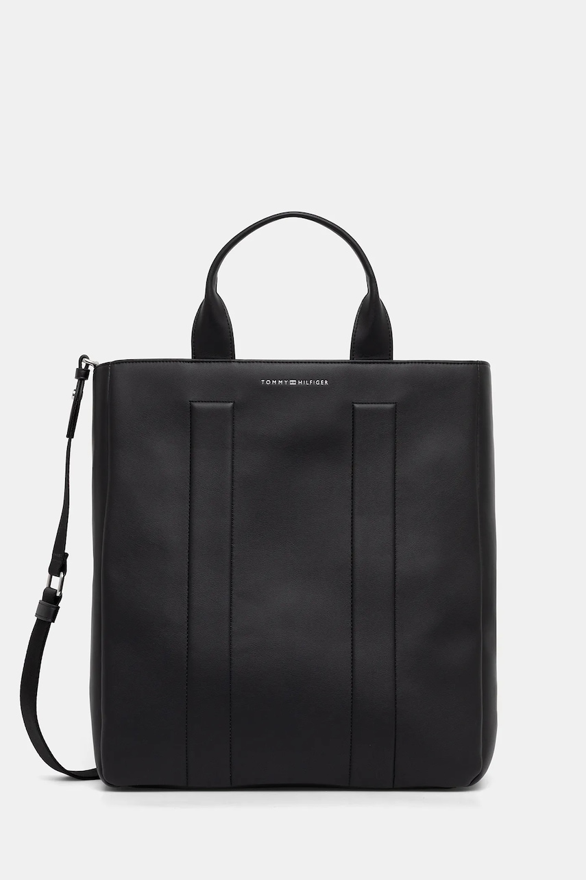 Levně Taška Tommy Hilfiger černá barva, AM0AM13657