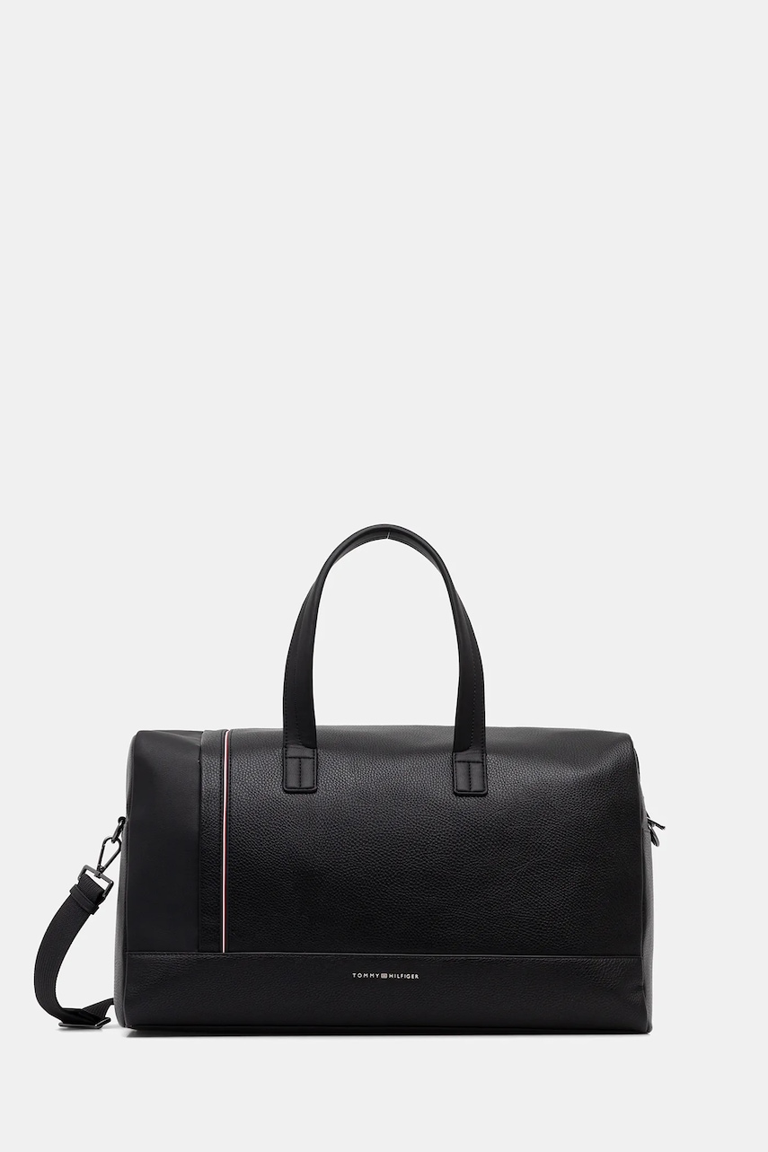 Taška Tommy Hilfiger černá barva, AM0AM13630