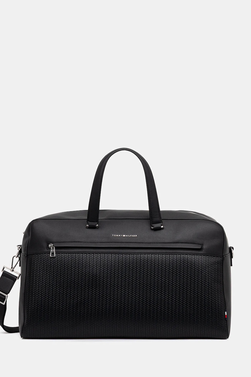 Levně Taška Tommy Hilfiger černá barva, AM0AM13663