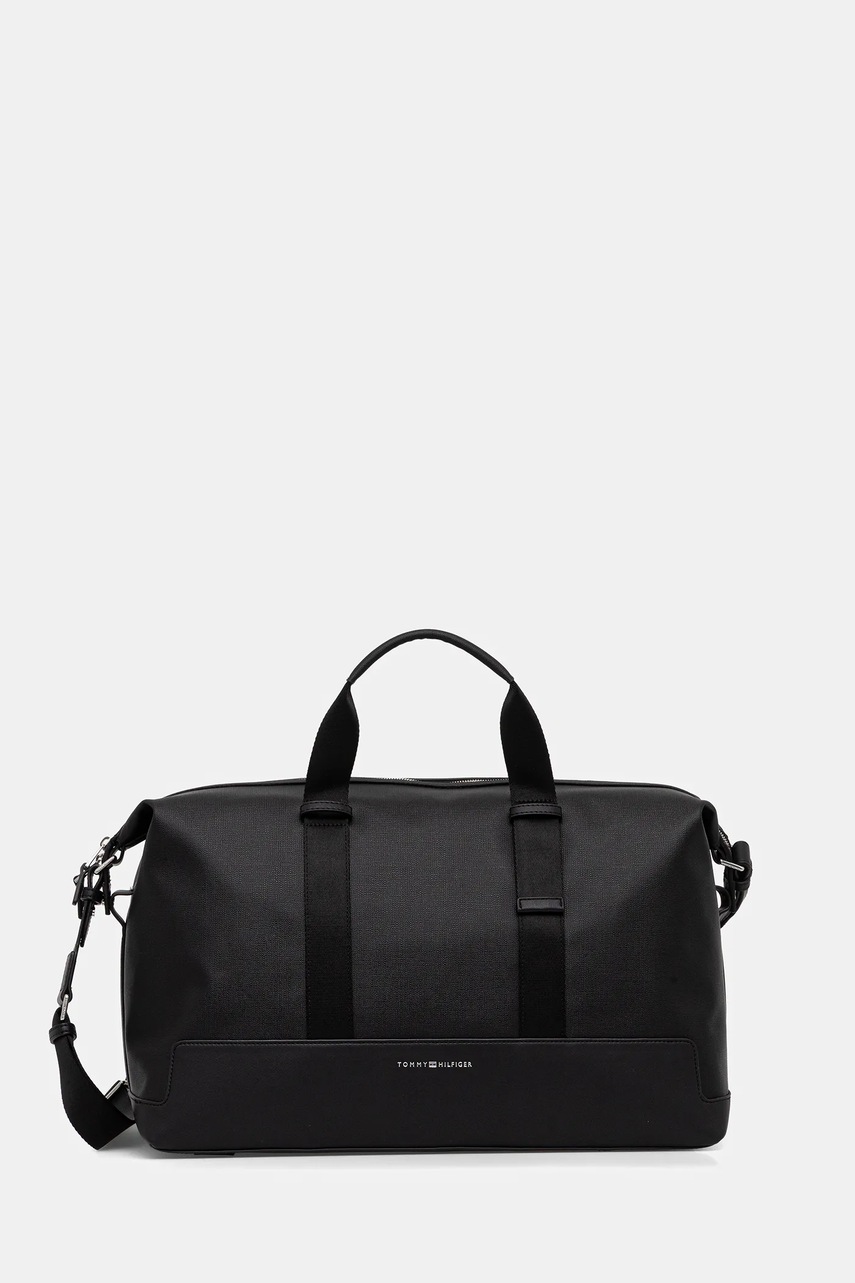 Levně Taška Tommy Hilfiger černá barva, AM0AM13640