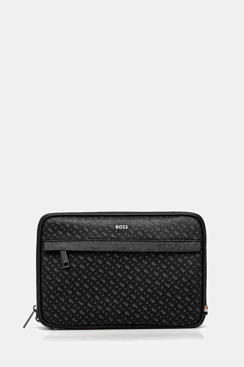 BOSS pungă cosmetice culoarea negru, 50552626
