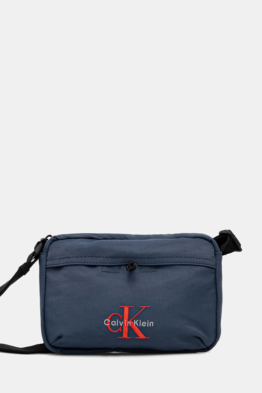Levně Taštička Calvin Klein modrá barva, LV04D3117G