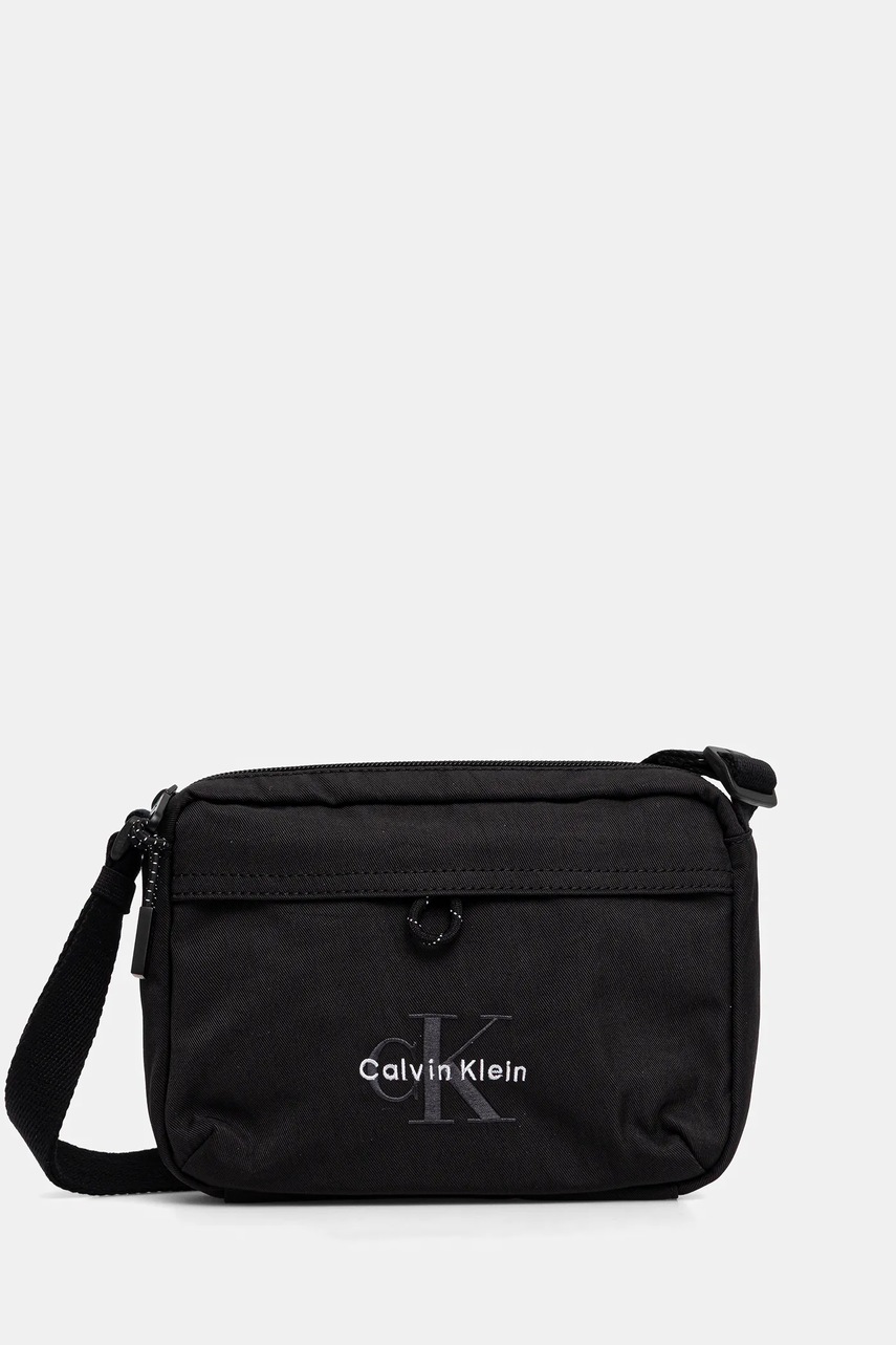 Levně Taštička Calvin Klein černá barva, LV04D3117G