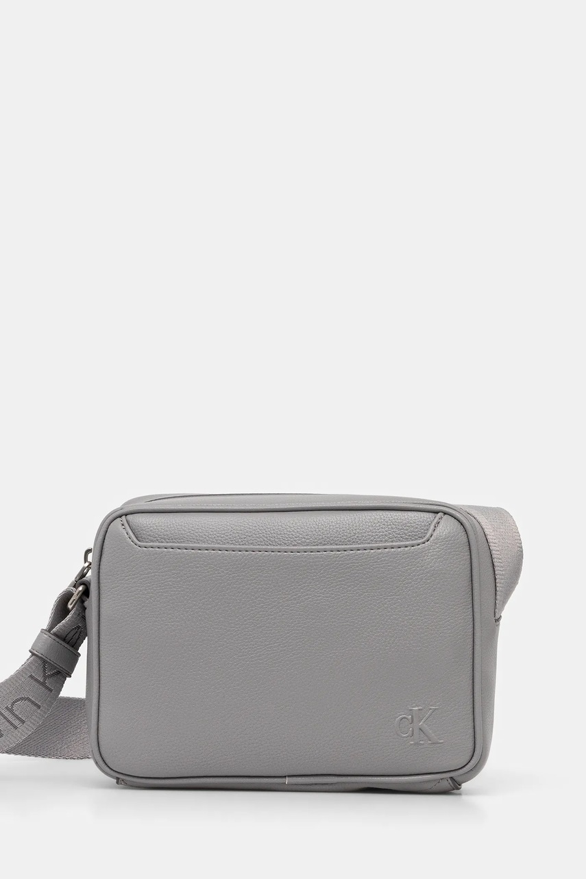 Levně Taštička Calvin Klein šedá barva, LV04D3129G