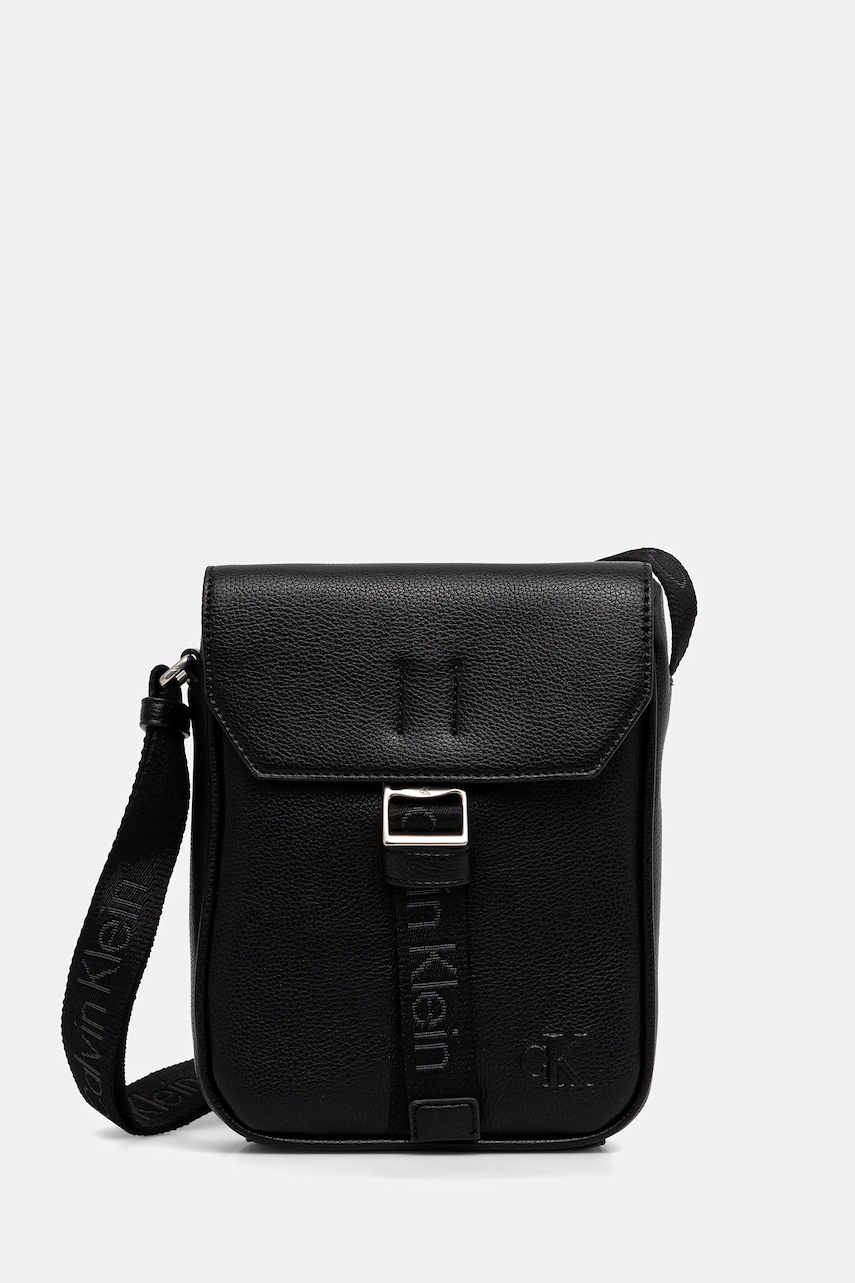 Levně Taštička Calvin Klein černá barva, LV04D3131G