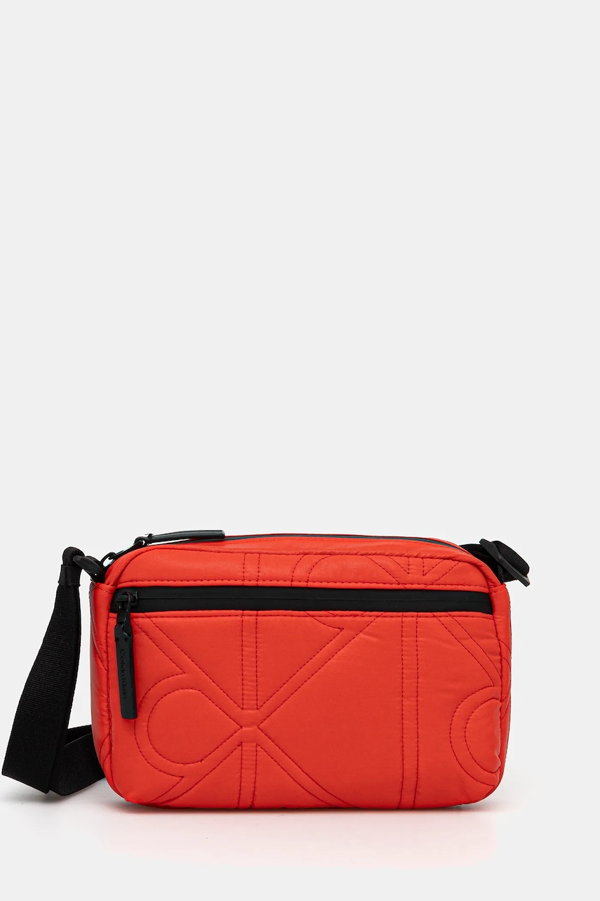 Levně Taštička Calvin Klein červená barva, LV04D3192G