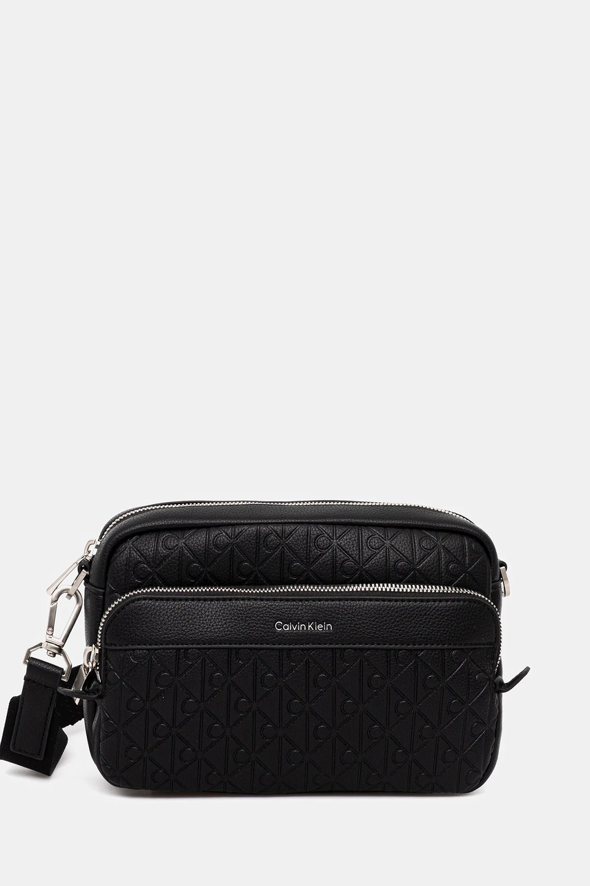 Levně Taštička Calvin Klein černá barva, LV04D3203G