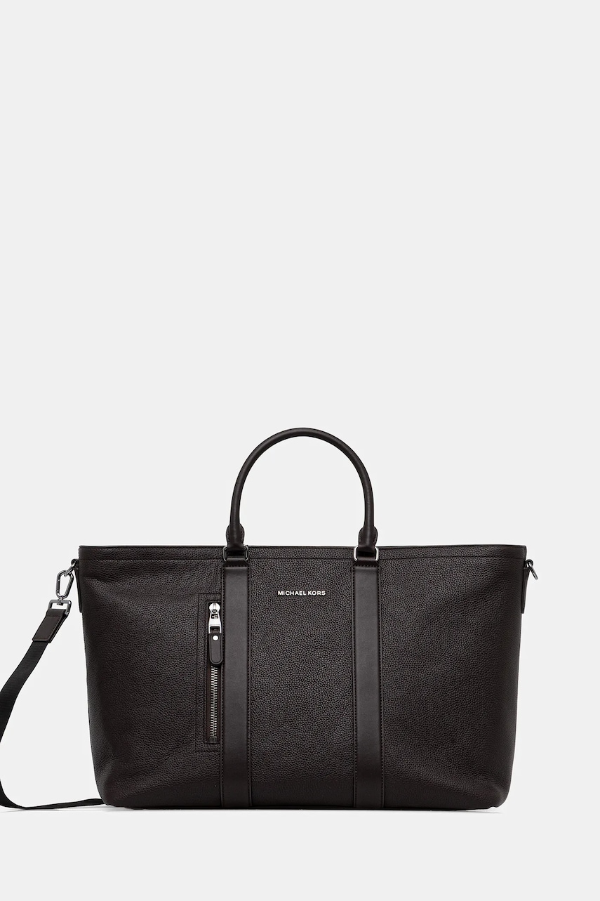 Michael Kors geantă de piele culoarea maro, 33F5LHDT4L