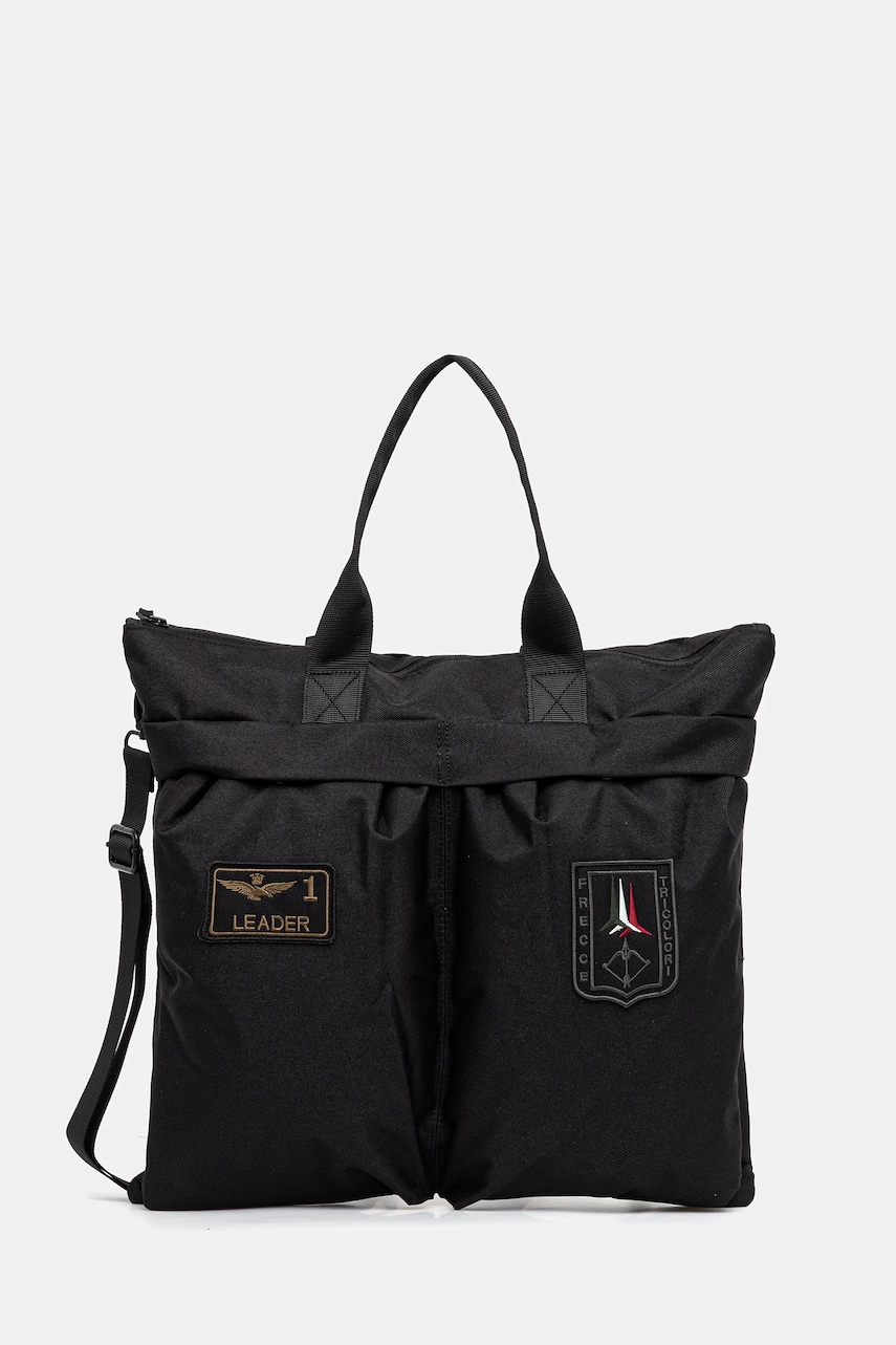 Aeronautica Militare geanta culoarea negru, BO1103UCT03215