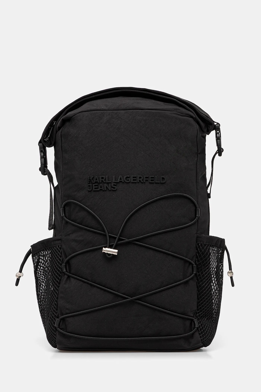 Karl Lagerfeld Jeans rucsac culoarea negru, mare, uni, A4M30172