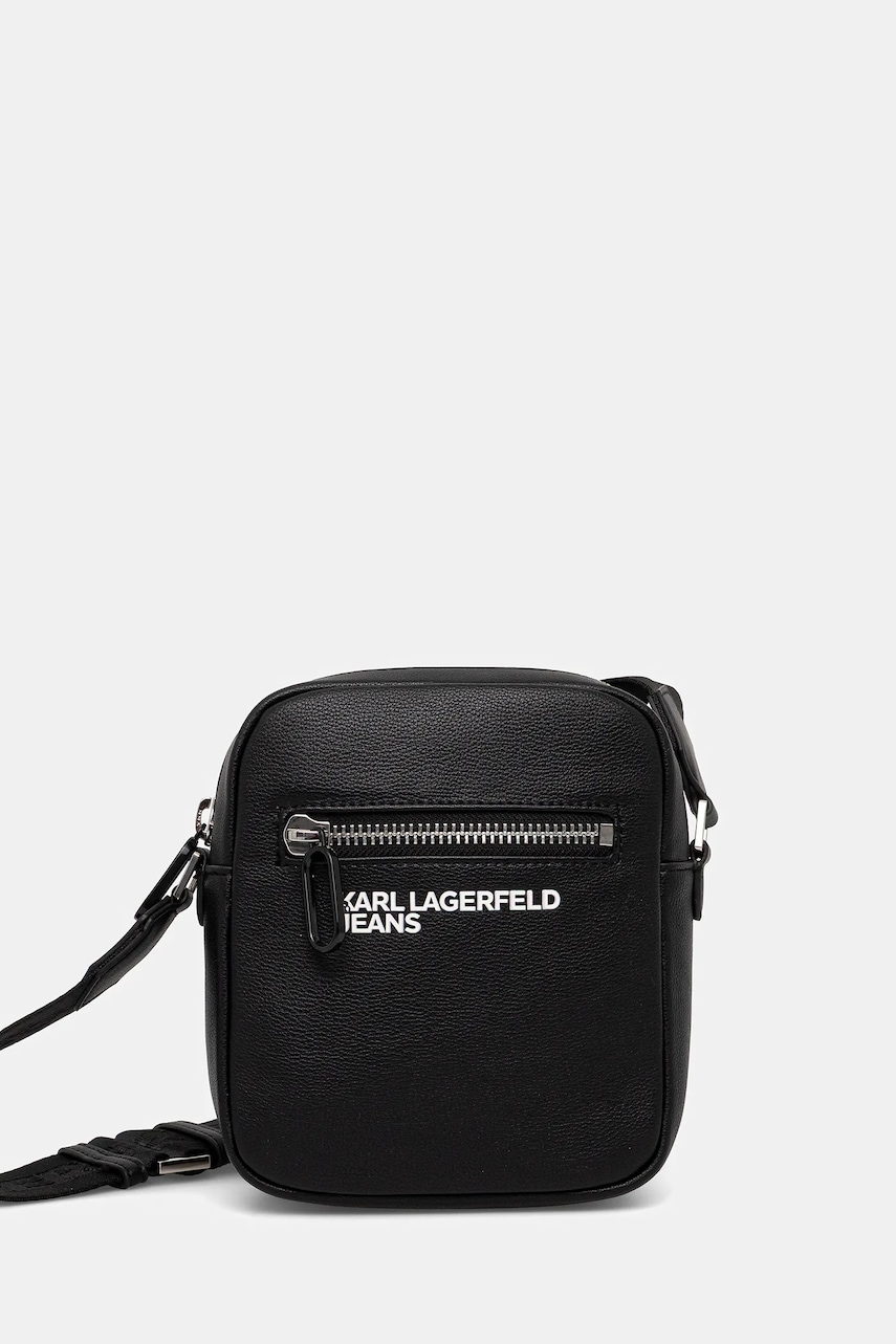 Karl Lagerfeld Jeans borsetă culoarea negru, A4M30316