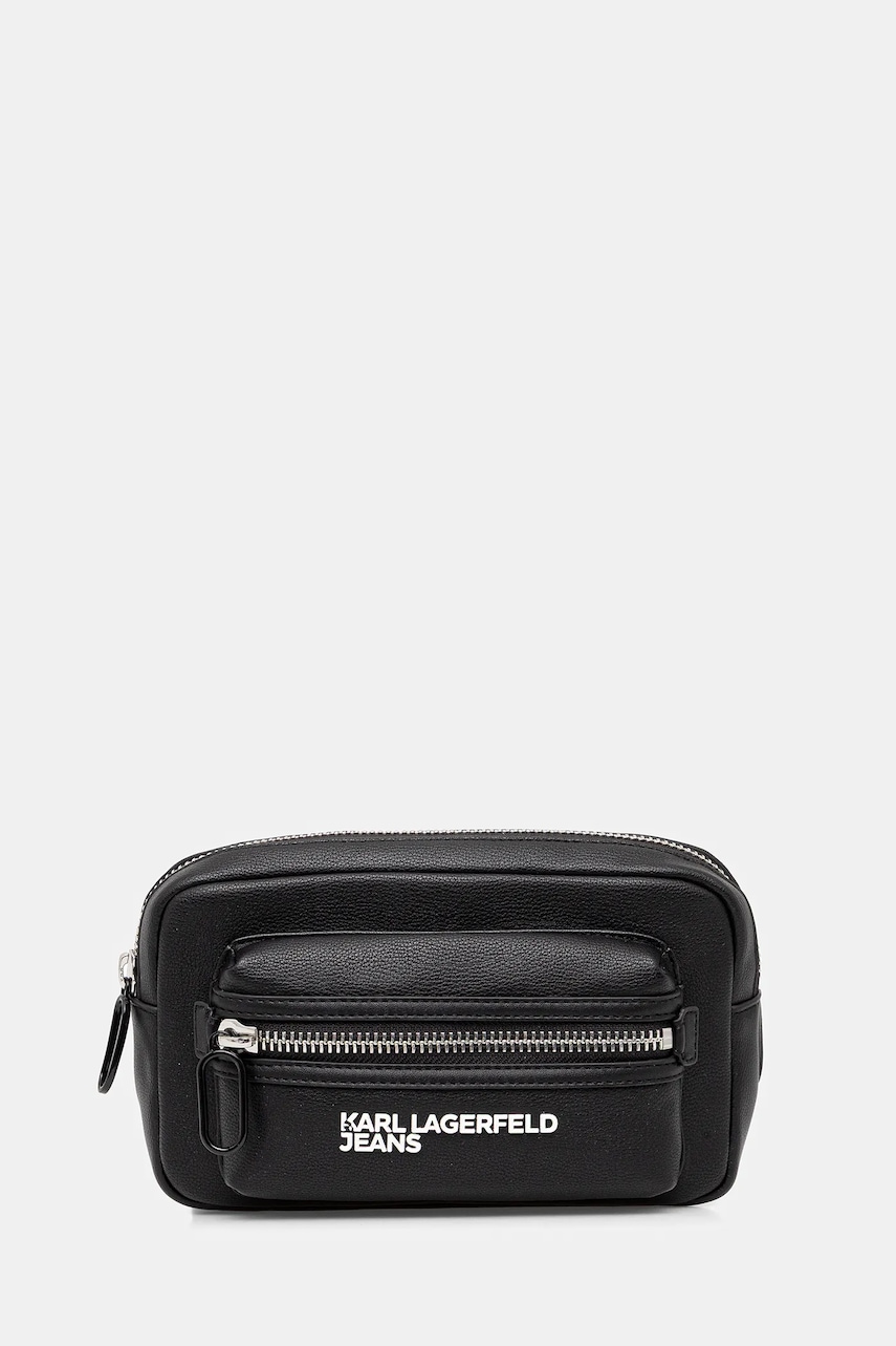 Karl Lagerfeld Jeans borsetă culoarea negru, A4M30317