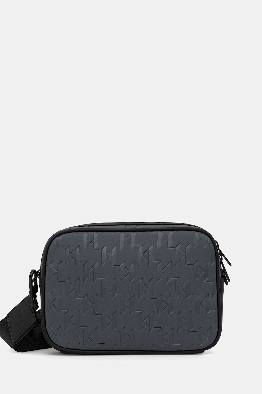 Karl Lagerfeld borsetă culoarea gri, A4M30197