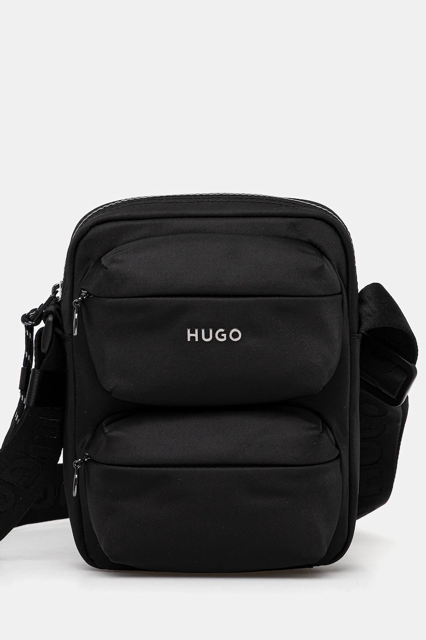 Levně Taštička HUGO černá barva, 50552324