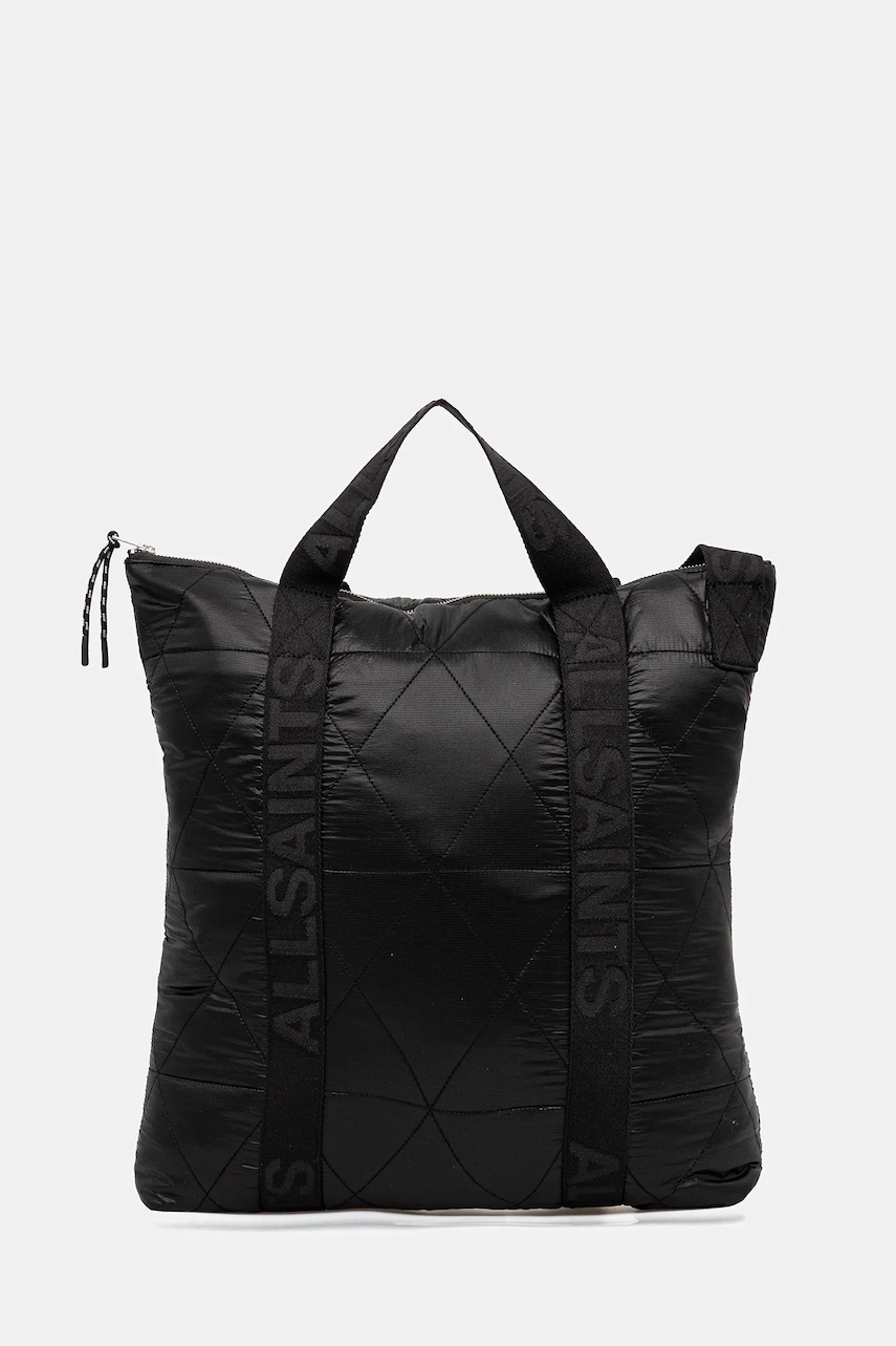 AllSaints rucsac KEI culoarea negru, mare, uni, M140XD