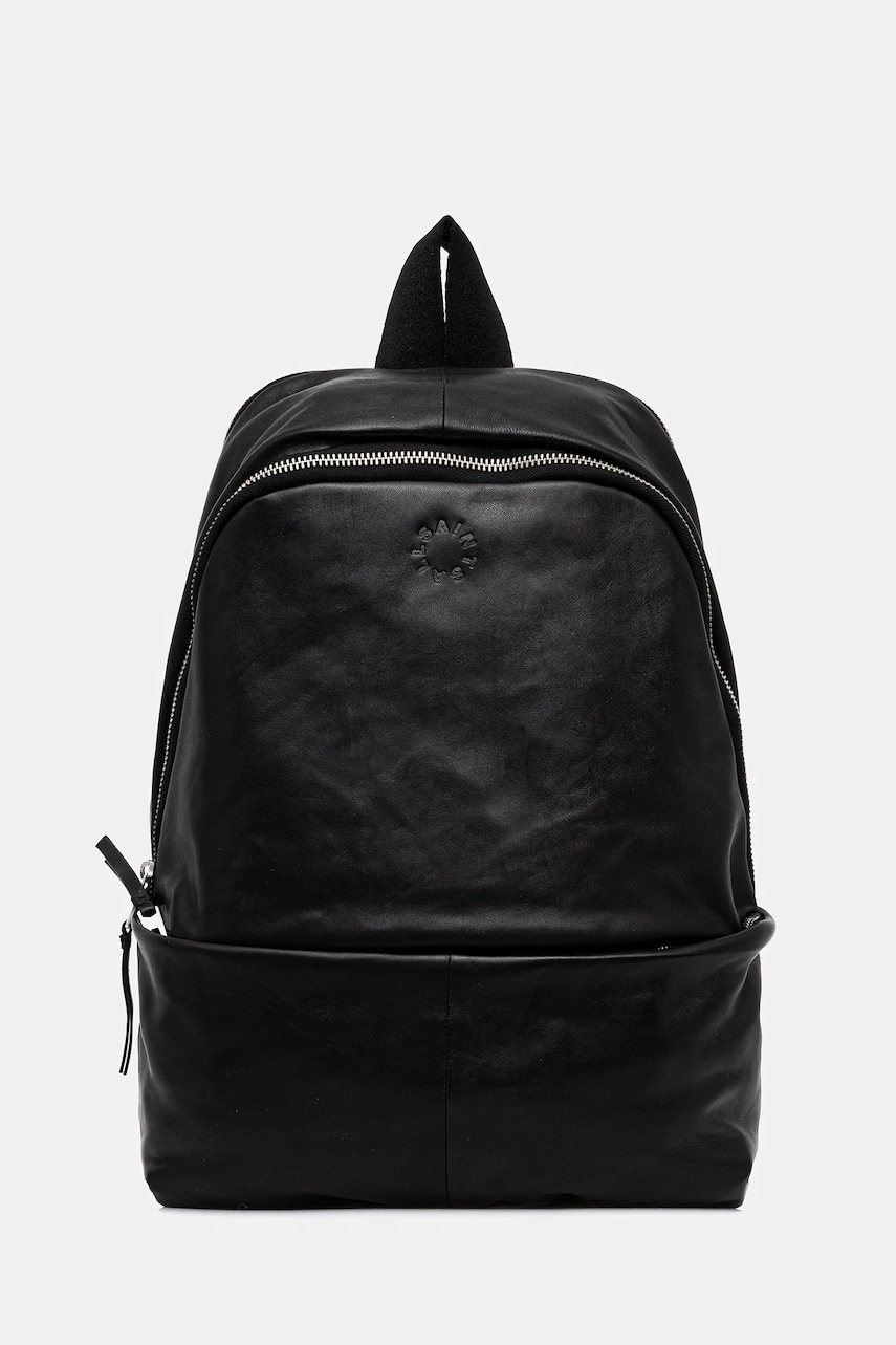 AllSaints ghiozdan de piele FINN culoarea negru, mare, uni, M093XD
