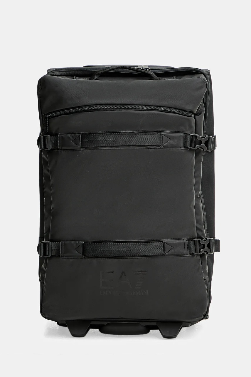Levně Kufr EA7 Emporio Armani černá barva, AF18386.7X000296