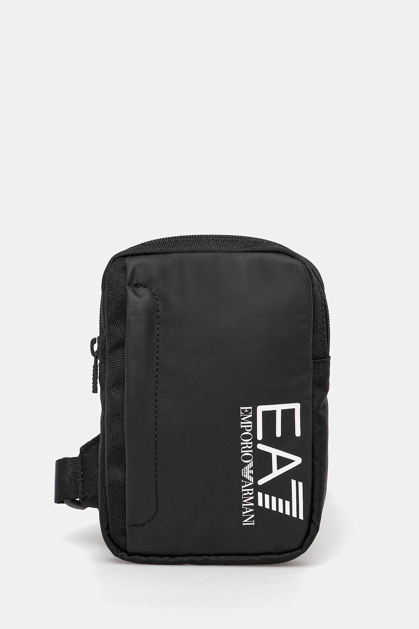 EA7 Emporio Armani borsetă culoarea negru, AF19722.7X000058