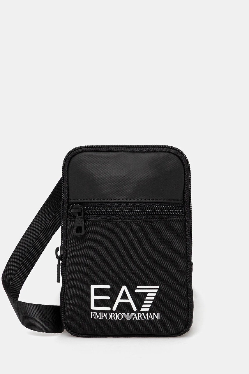Levně Taštička EA7 Emporio Armani černá barva, AF19722.7X000391
