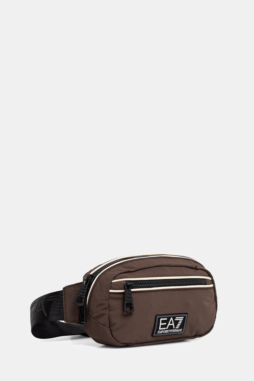 Сумка на пояс EA7 Emporio Armani цвет коричневый AF19755.7X000285