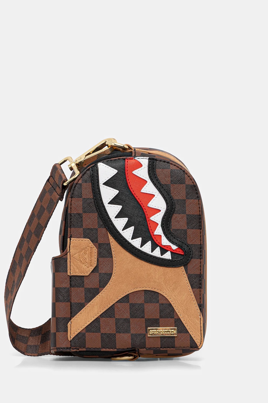 Sprayground borsetă culoarea maro, 910B7998NSZ - 0 | YEO