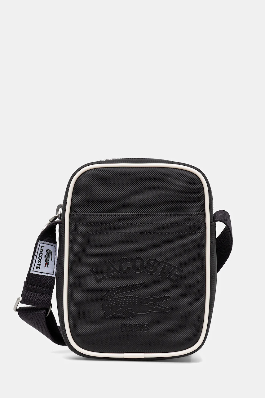 Lacoste borsetă culoarea negru, NU4964UO