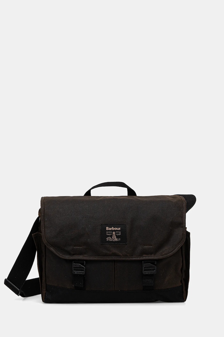Barbour geantă culoarea verde, UBA0719