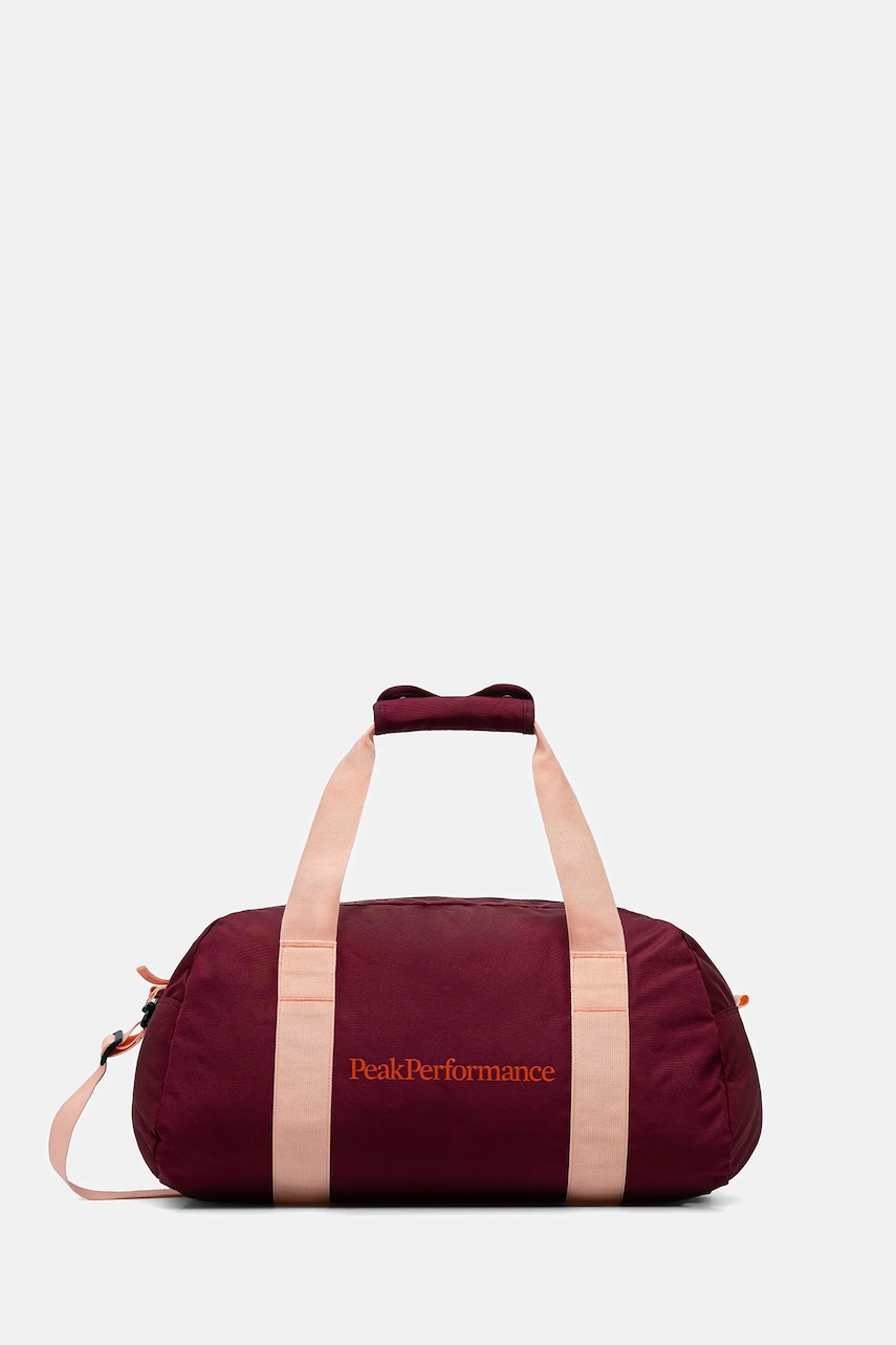 Peak Performance geantă culoarea bordo, G80582