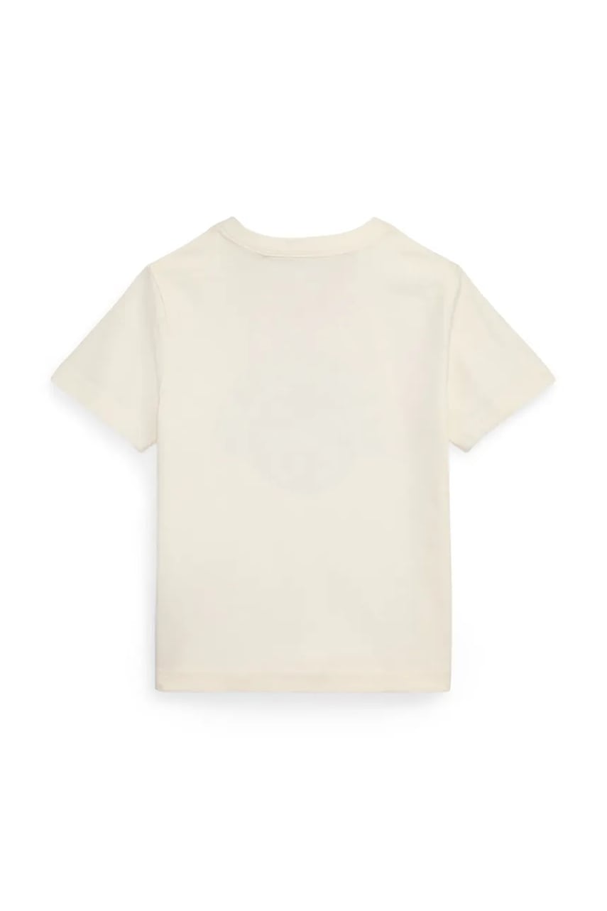 Хлопковая футболка Polo Ralph Lauren цвет белый с принтом 322971317001 Хлопковая футболка Polo Ralph Lauren цвет белый с принтом 322971317001