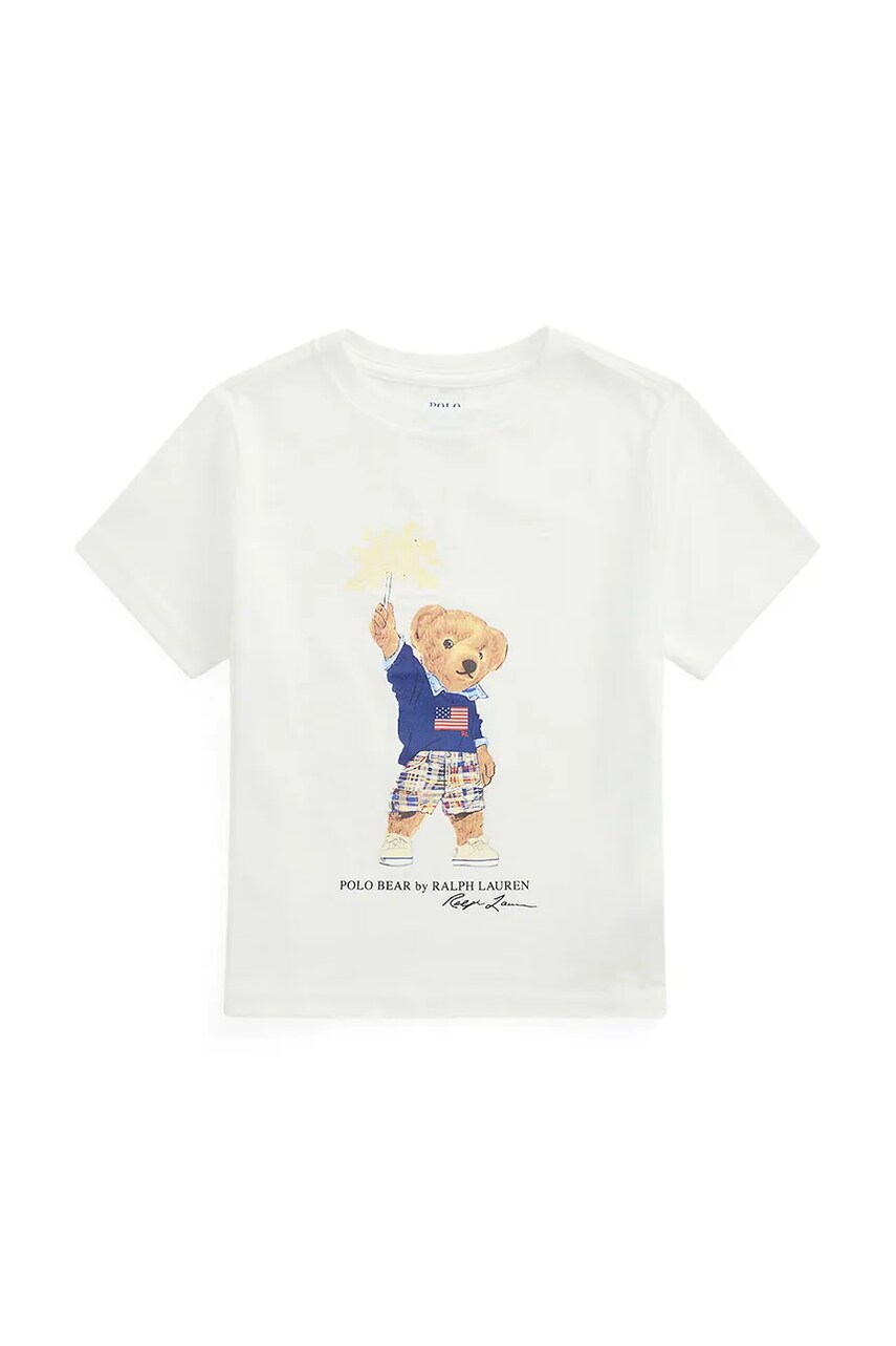 Levně Tričko Polo Ralph Lauren bílá barva, 322979103002