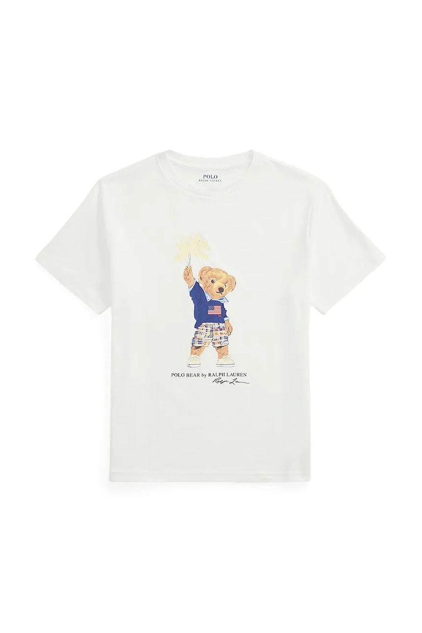 Levně Tričko Polo Ralph Lauren bílá barva, 323979103002