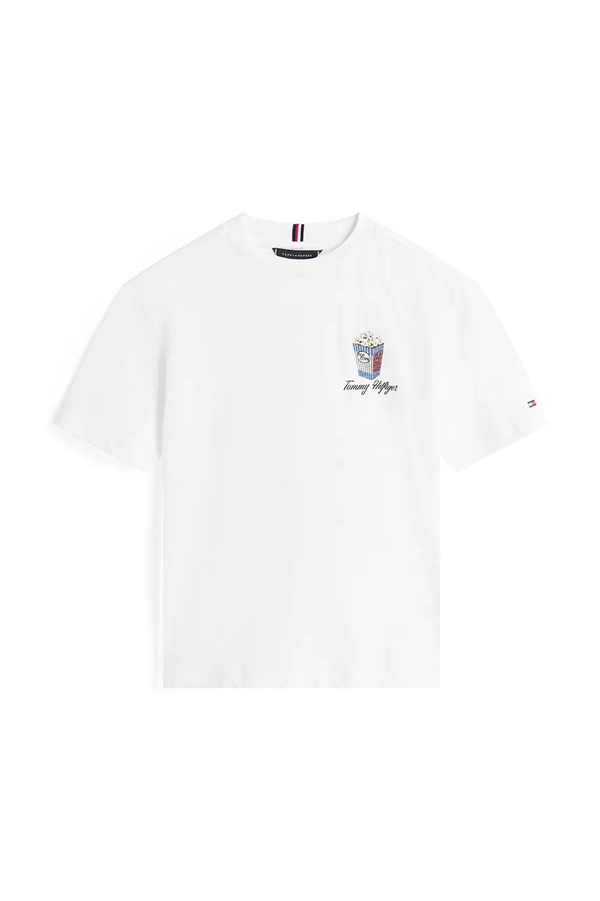 Футболка Tommy Hilfiger цвет белый KB0KB09718 Футболка Tommy Hilfiger цвет белый KB0KB09718