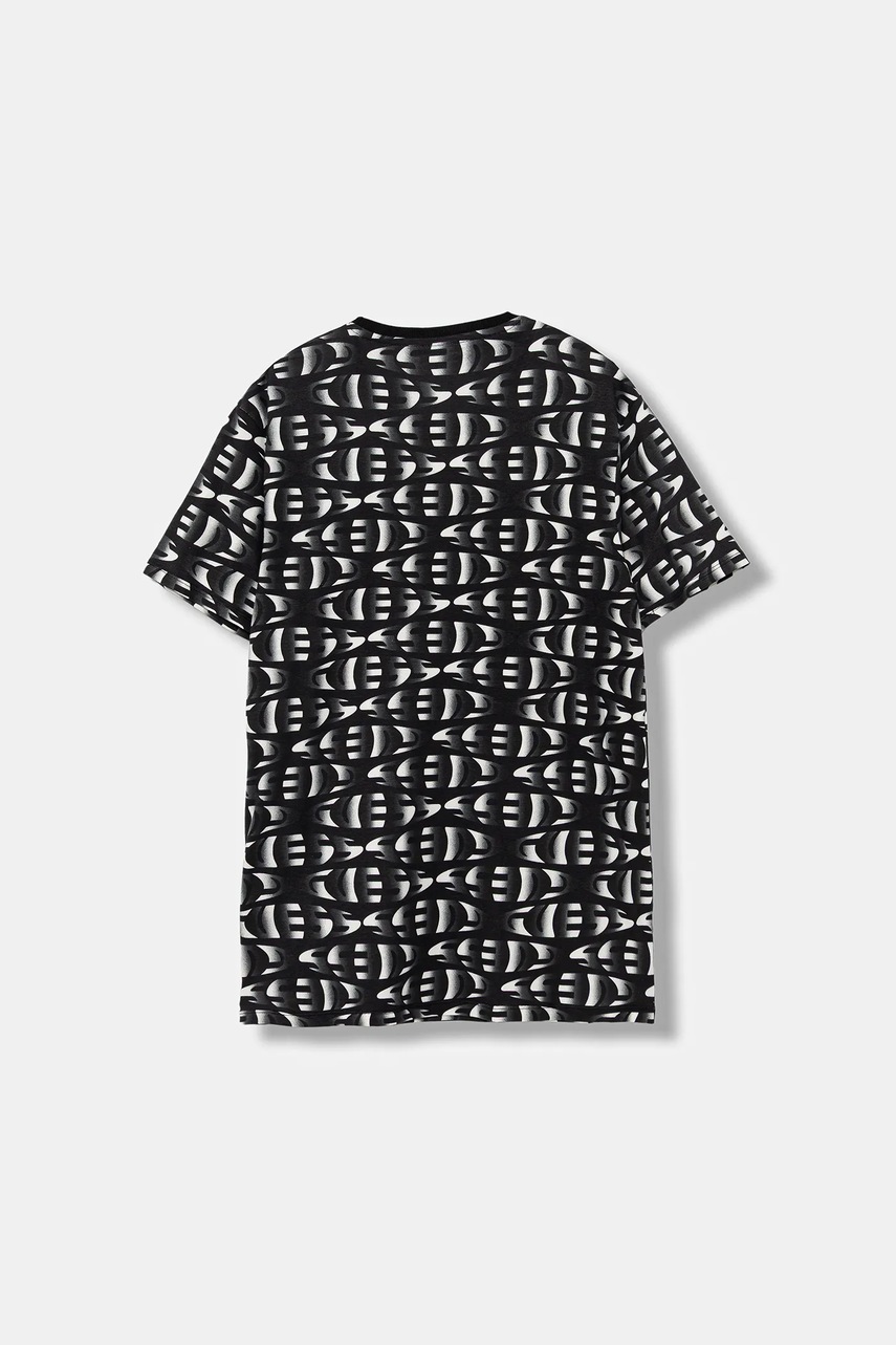 Детская хлопковая футболка Guess цвет чёрный узор L5YI05 K8HM4 Детская хлопковая футболка Guess цвет чёрный узор L5YI05 K8HM4