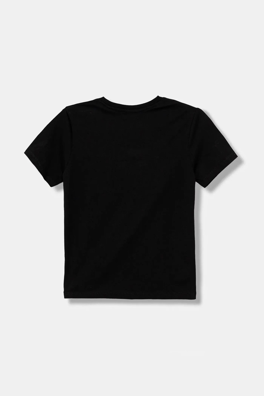 Детская хлопковая футболка Guess цвет чёрный с аппликацией L5YI07 K8HM4 Детская хлопковая футболка Guess цвет чёрный с аппликацией L5YI07 K8HM4