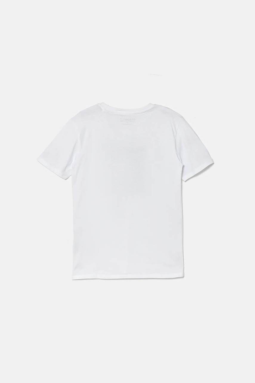 Детская хлопковая футболка Guess цвет белый с принтом L5YI25 K8HM4 Детская хлопковая футболка Guess цвет белый с принтом L5YI25 K8HM4