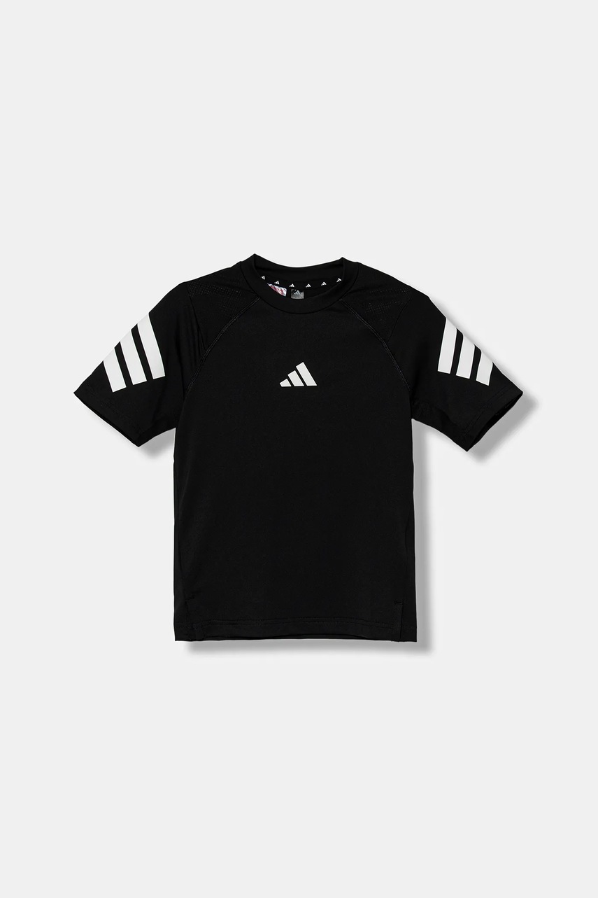Детская футболка adidas цвет чёрный с принтом JD0119 Детская футболка adidas цвет чёрный с принтом JD0119