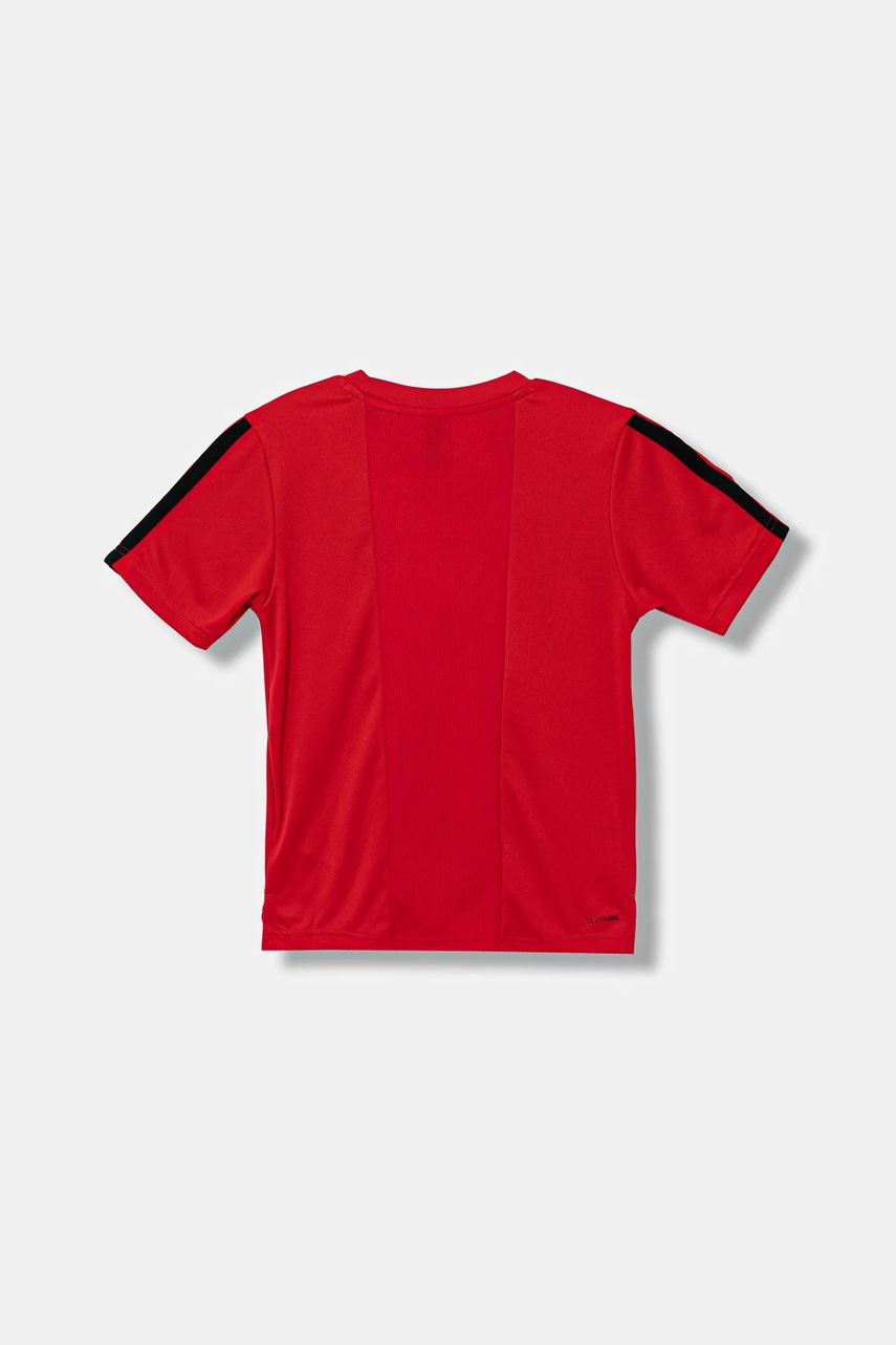 Детская футболка adidas цвет красный с принтом JJ1034