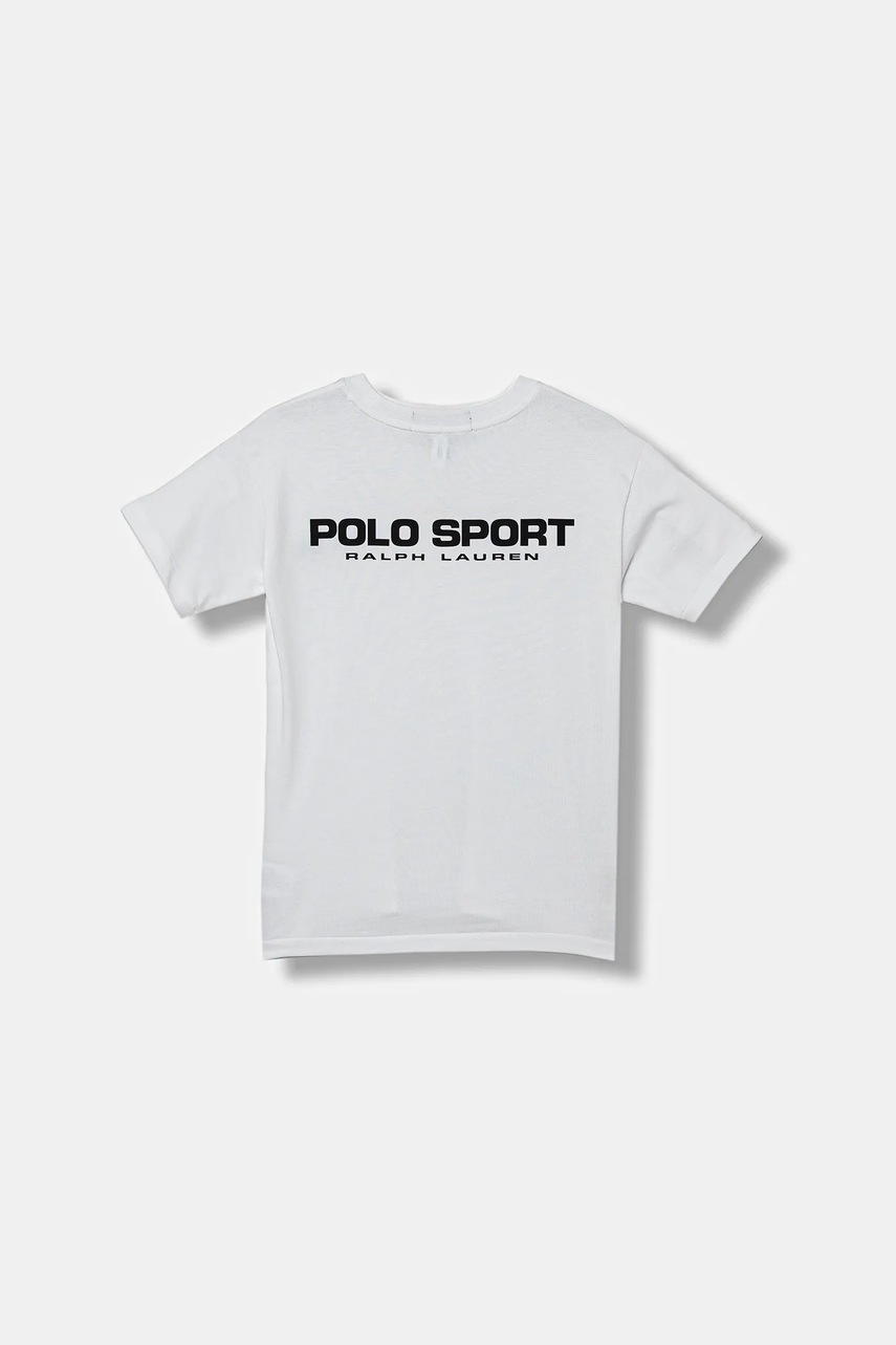 Детская хлопковая футболка Polo Ralph Lauren цвет белый 323P01532002 Детская хлопковая футболка Polo Ralph Lauren цвет белый 323P01532002