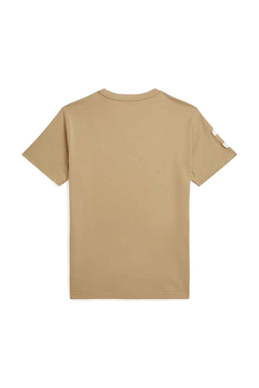 Хлопковая футболка Polo Ralph Lauren цвет бежевый 323832907068 Хлопковая футболка Polo Ralph Lauren цвет бежевый 323832907068