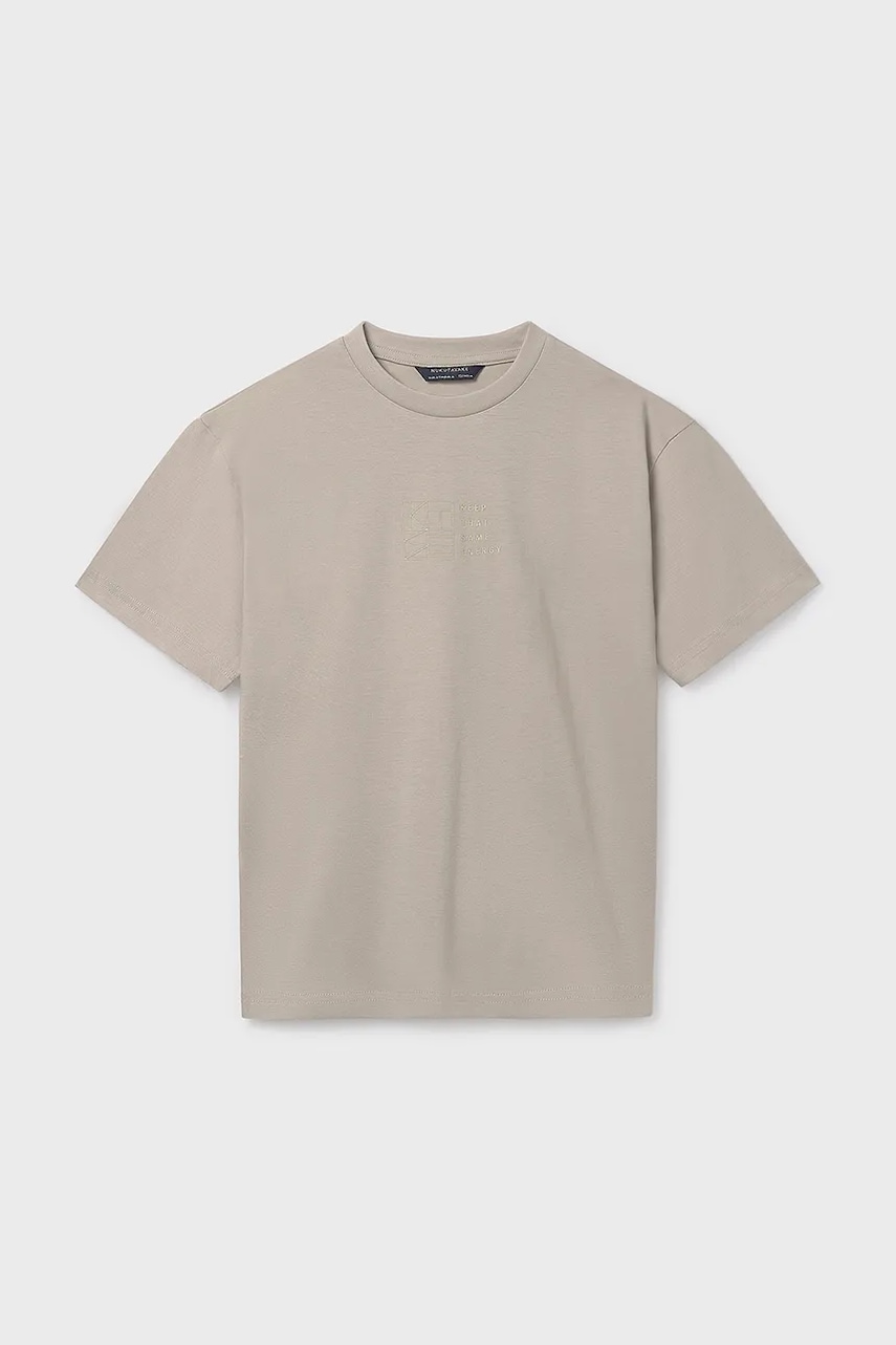Mayoral tricou copii culoarea bej, 7001