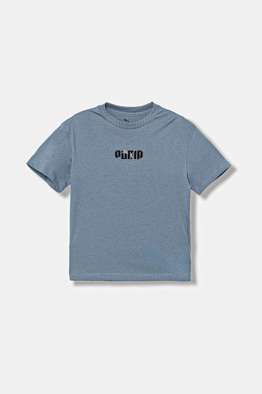 Puma tricou de bumbac pentru copii ESS LOGO LAB Relaxed Execution Tee B cu imprimeu, 688984