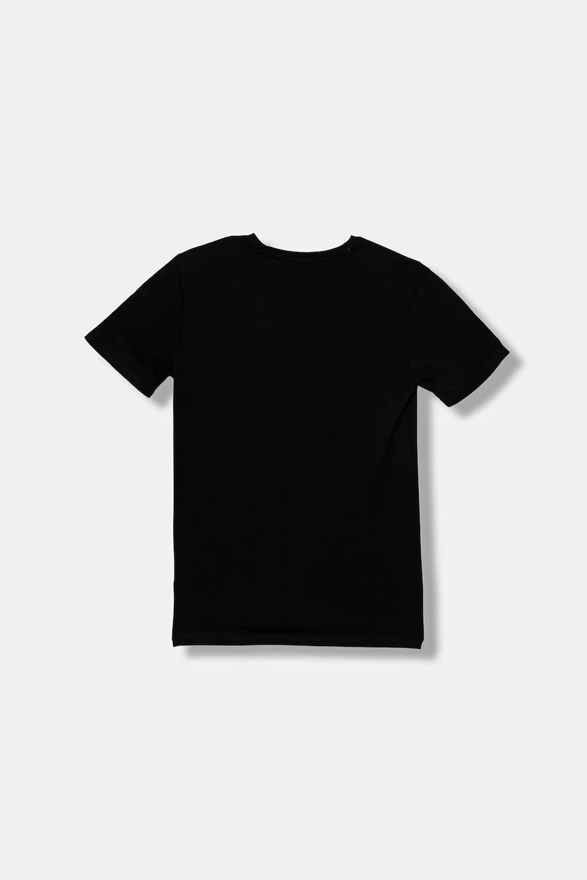 Детская хлопковая футболка Guess цвет чёрный с принтом L5BI00 I3Z14 Детская хлопковая футболка Guess цвет чёрный с принтом L5BI00 I3Z14