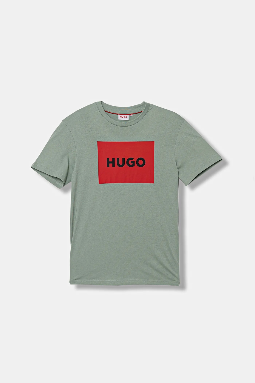 HUGO tricou de bumbac pentru copii cu imprimeu, G00572