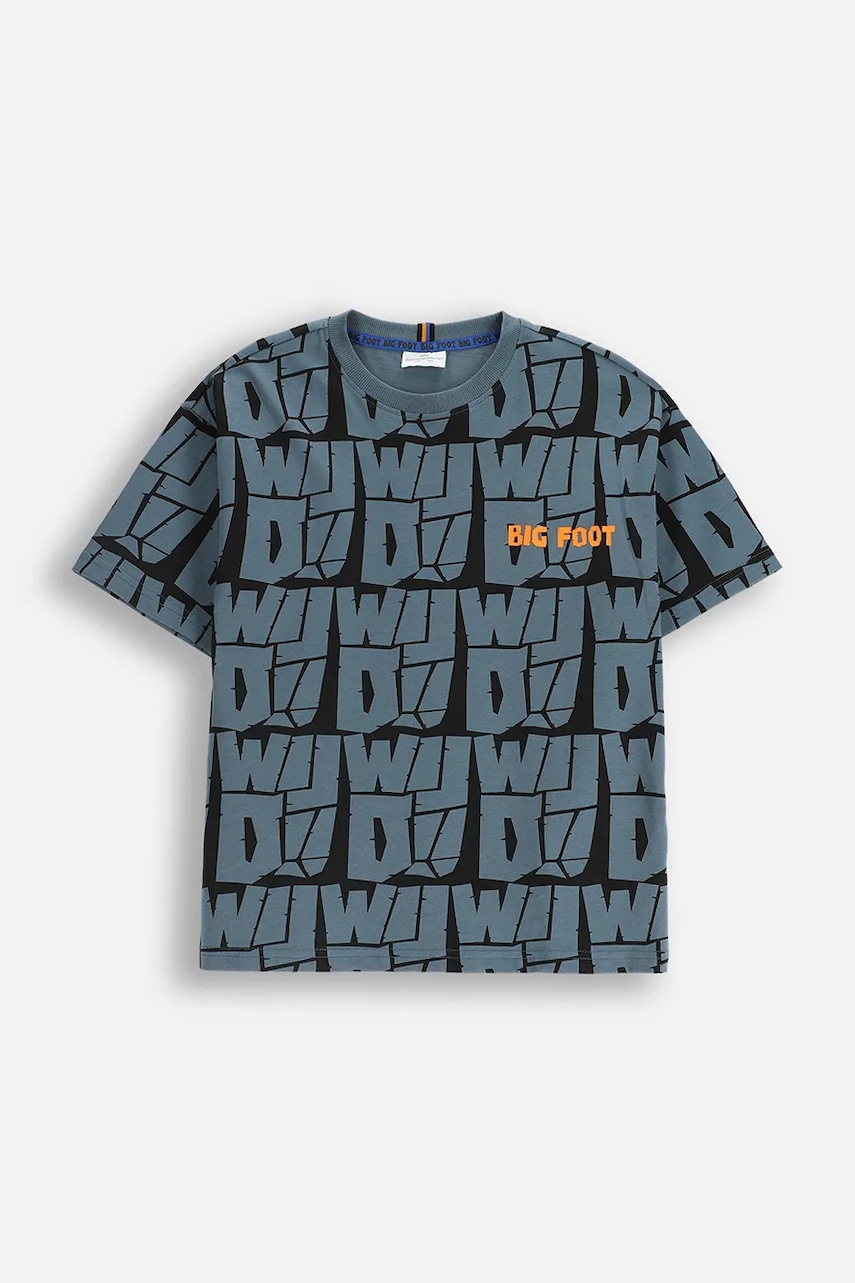 Coccodrillo tricou de bumbac pentru copii cu imprimeu, YETI BOY JUNIOR