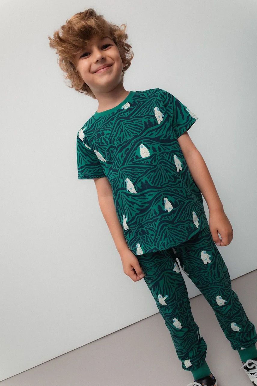 Coccodrillo tricou de bumbac pentru copii cu imprimeu, YETI BOY KIDS